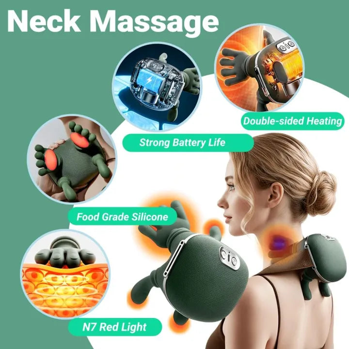 Neck and Back Massager for Pain Relief Deep Tissue